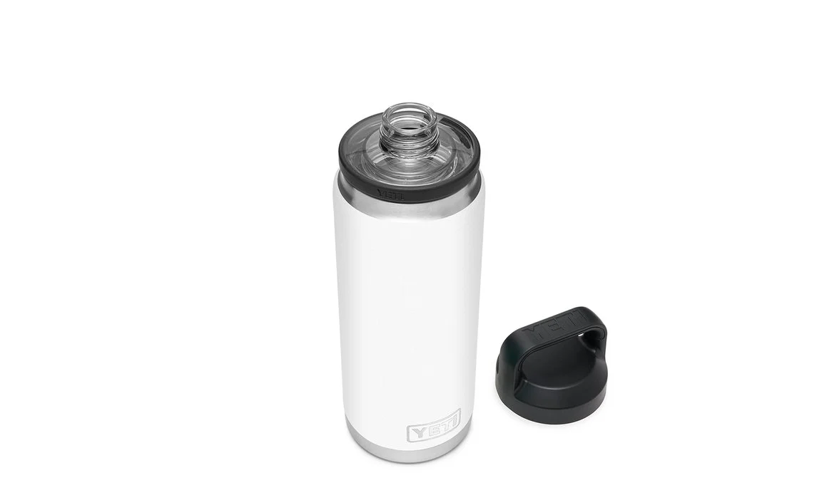 26 oz. / 769ml Bottle w/ Chug Cap - White - Image 3