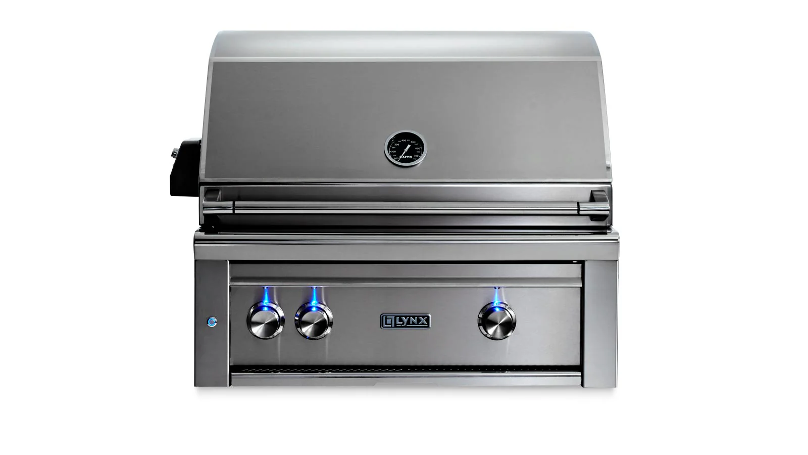 30" Professional Built-in Grill with 1 Trident Infrared Burner and 1 Ceramic Burner and Rotisserie (L30TR)