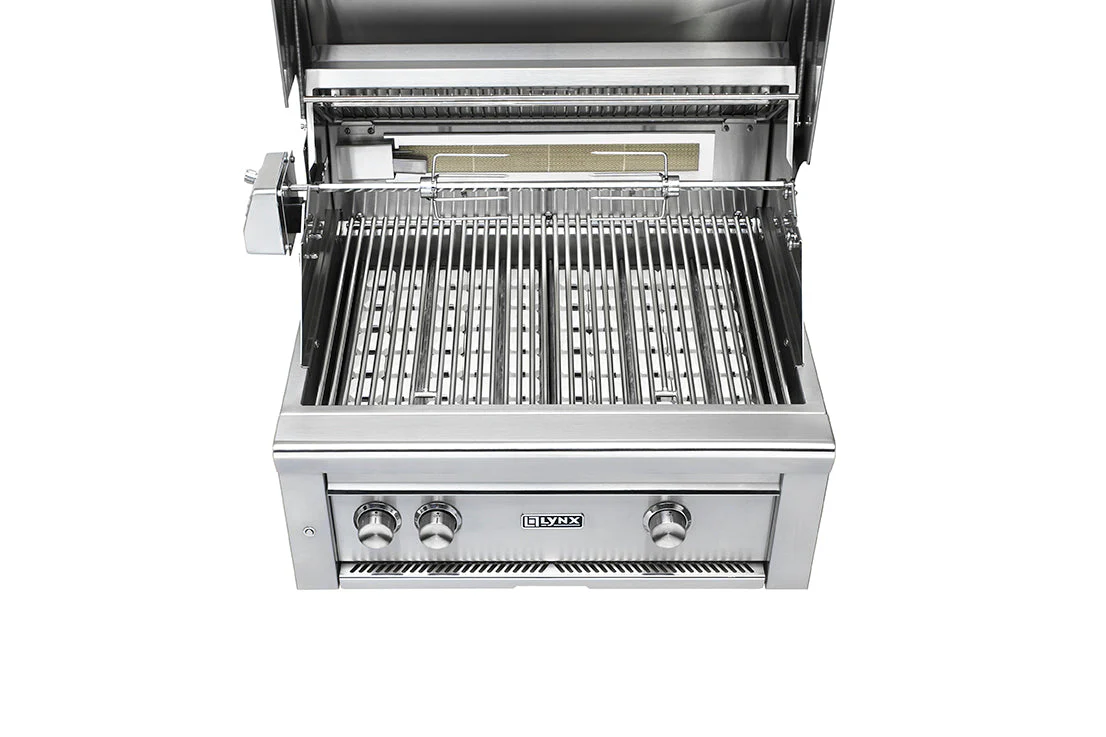 30" Professional Built-in Grill with All Ceramic Burners and Rotisserie (L30R-3) - Image 2