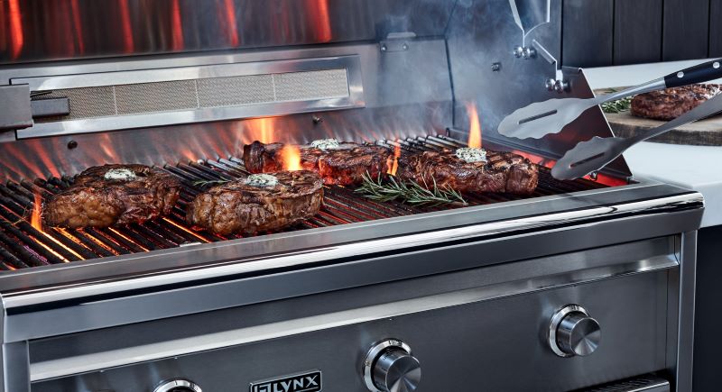 36" Professional Built-in Grill with 1 Trident Infrared Burner and 2 Ceramic Burners and Rotisserie (L36TR) - Image 17