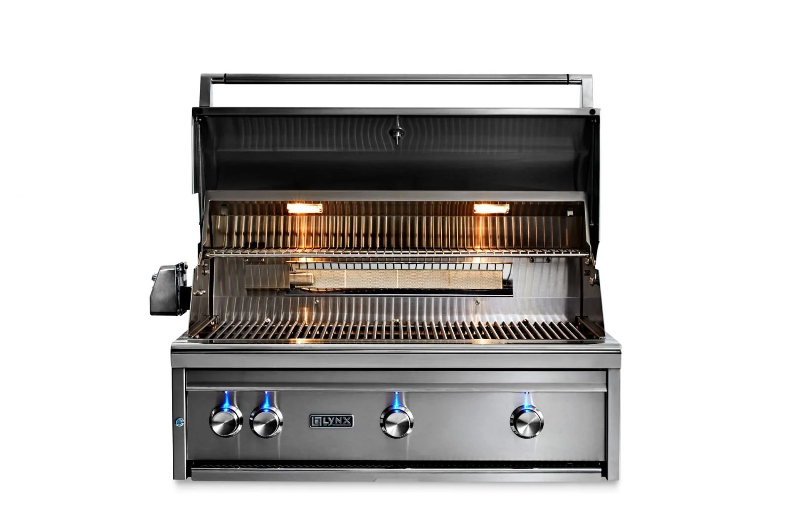 36" Professional Built-in Grill with 1 Trident Infrared Burner and 2 Ceramic Burners and Rotisserie (L36TR) - Image 3