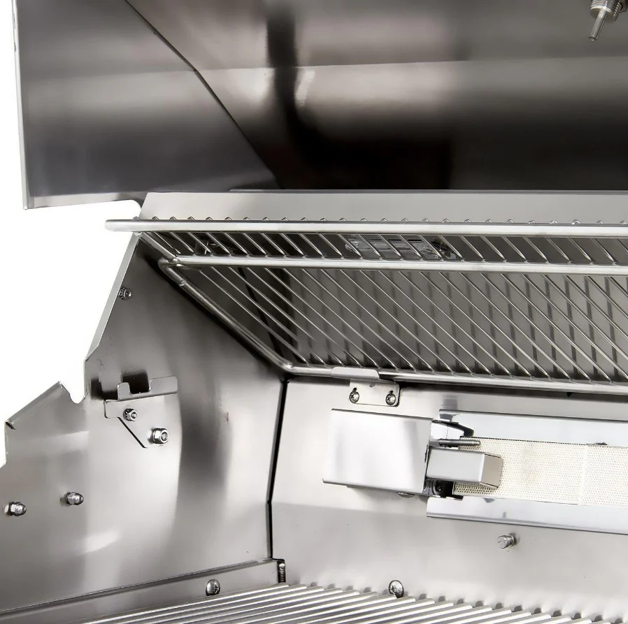 36" Professional Built-in Grill with 1 Trident Infrared Burner and 2 Ceramic Burners and Rotisserie (L36TR) - Image 8