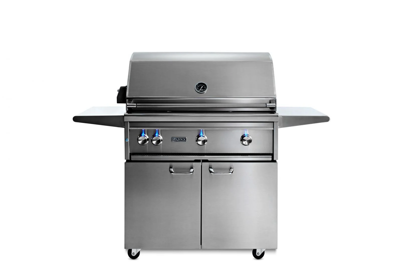 36" Professional Freestanding Grill with 1 Trident Infrared Burner and 2 Ceramic Burners and Rotisserie (L36TRF) - Image 3