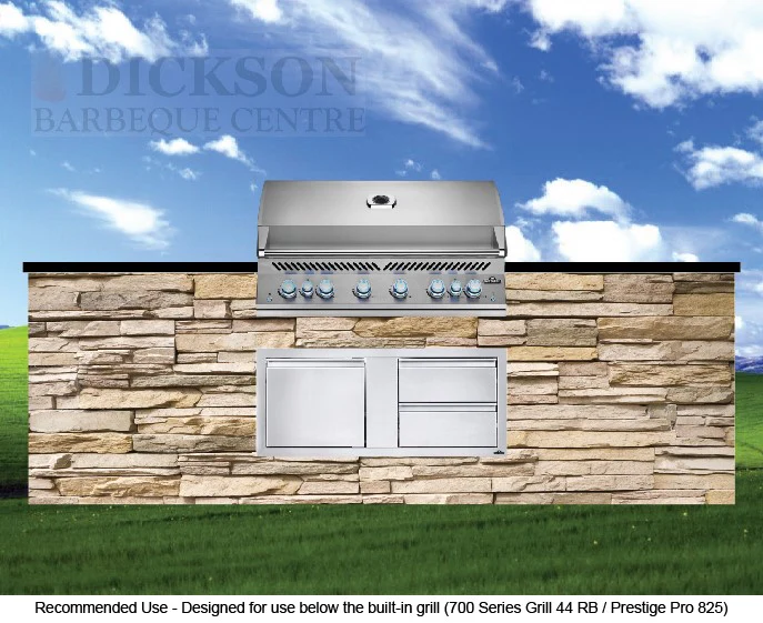 42" X 16" Single Door & Double Drawer - Image 3