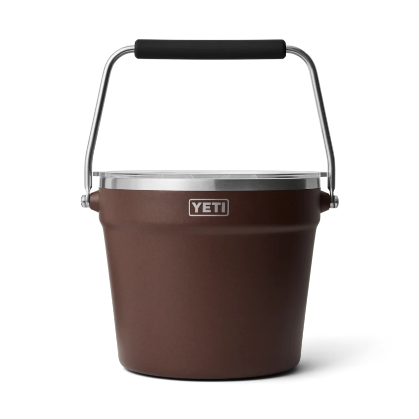 Beverage Bucket w/ Lid - Wetlands Brown