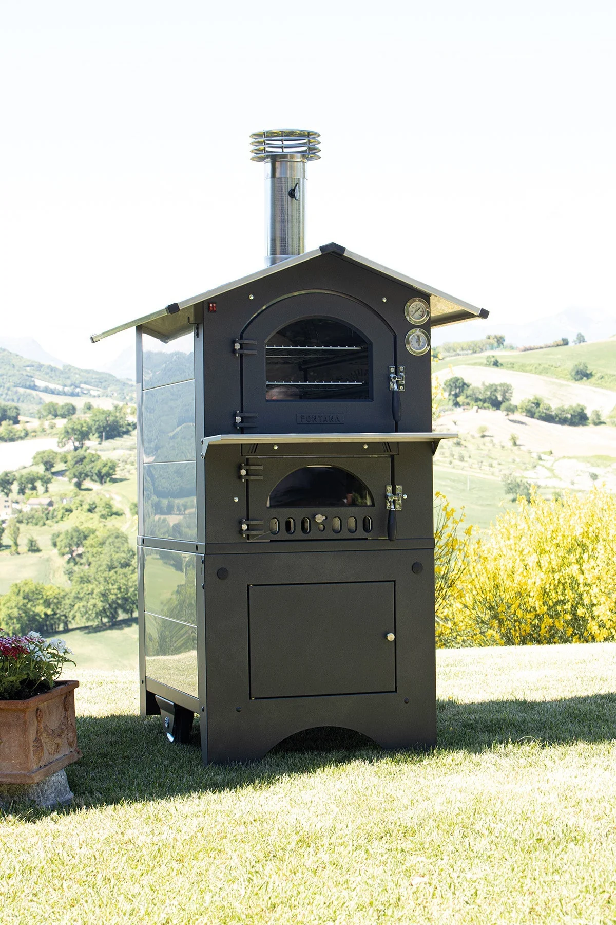 Gusto Dual Chamber Wood Oven 80x54 - Image 9