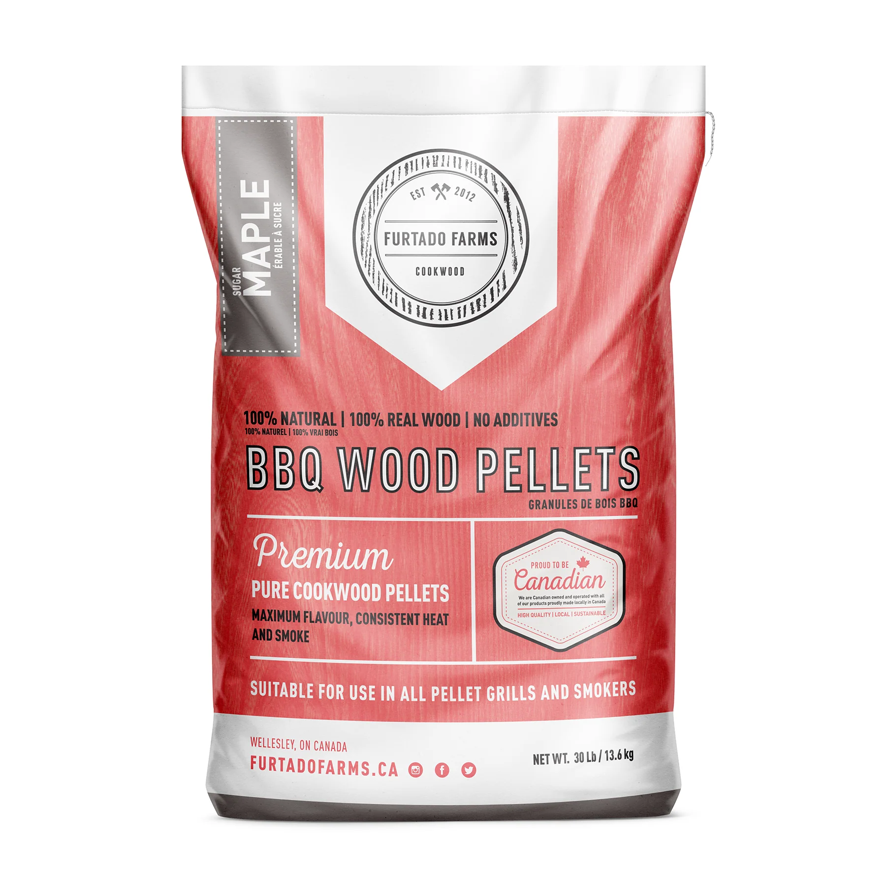 Sugar Maple Pellets 30 lb