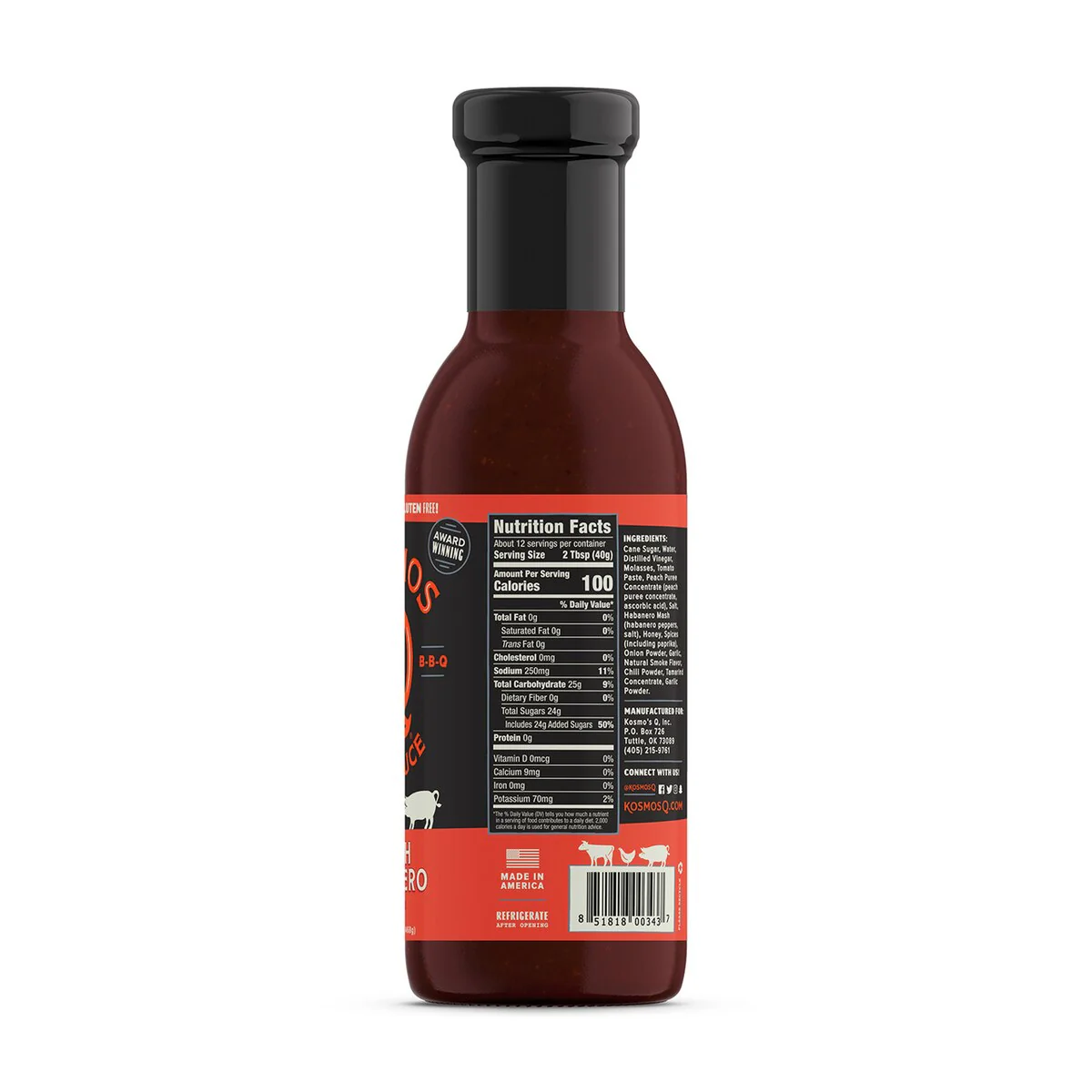 Peach Habanero BBQ Sauce - Image 3