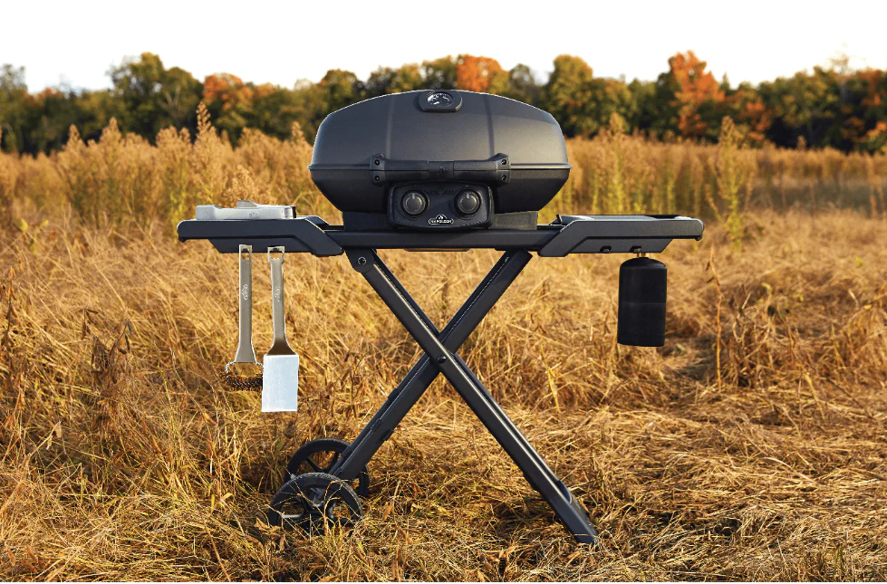Phantom TravelQ Pro 285 Propane Grill with Scissor Cart - Image 5